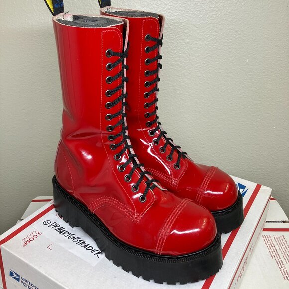 Vintage Steel Toe Patent England US NPS solovair